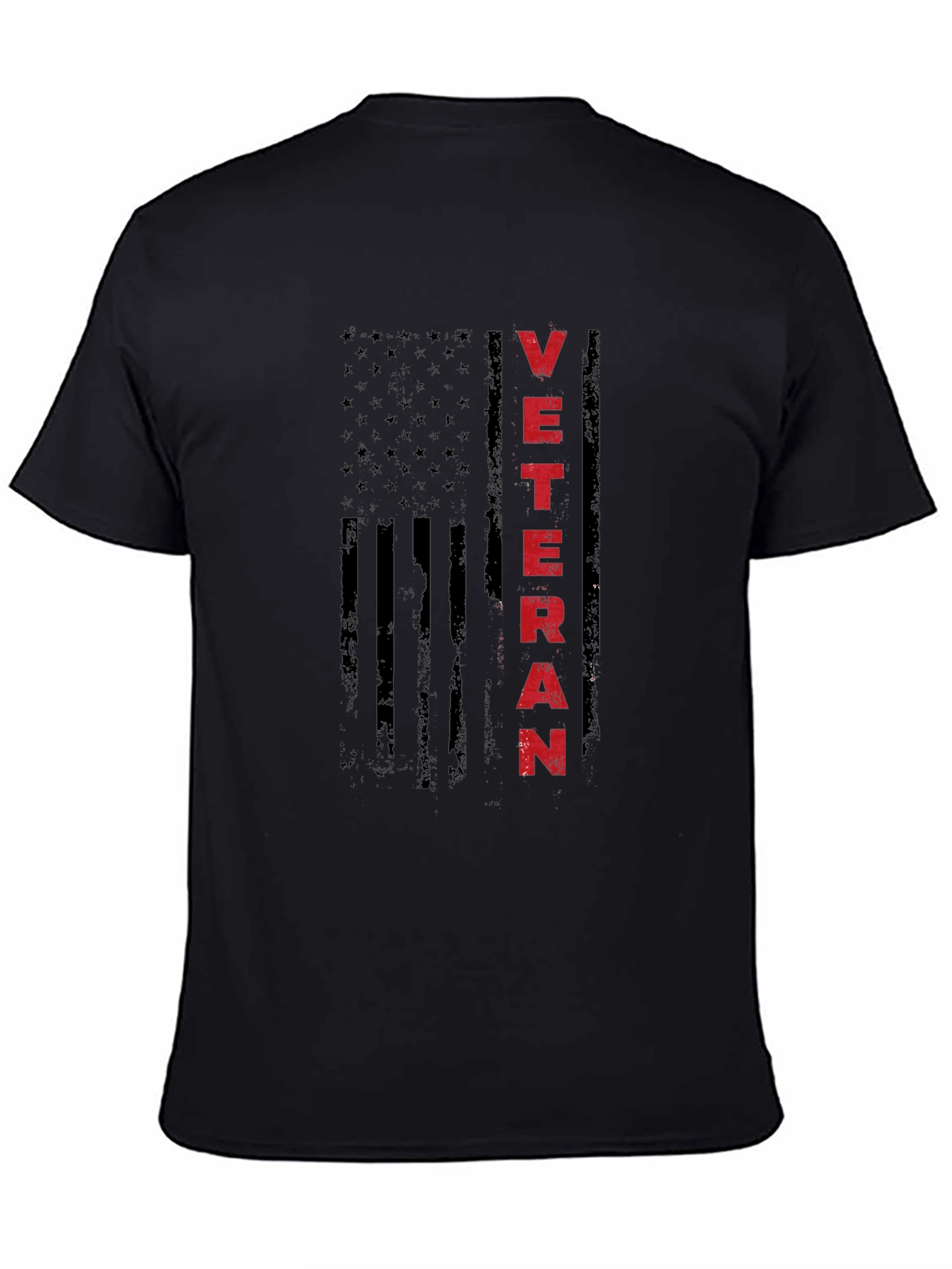 Veteran USA Flag Graphic T-Shirt