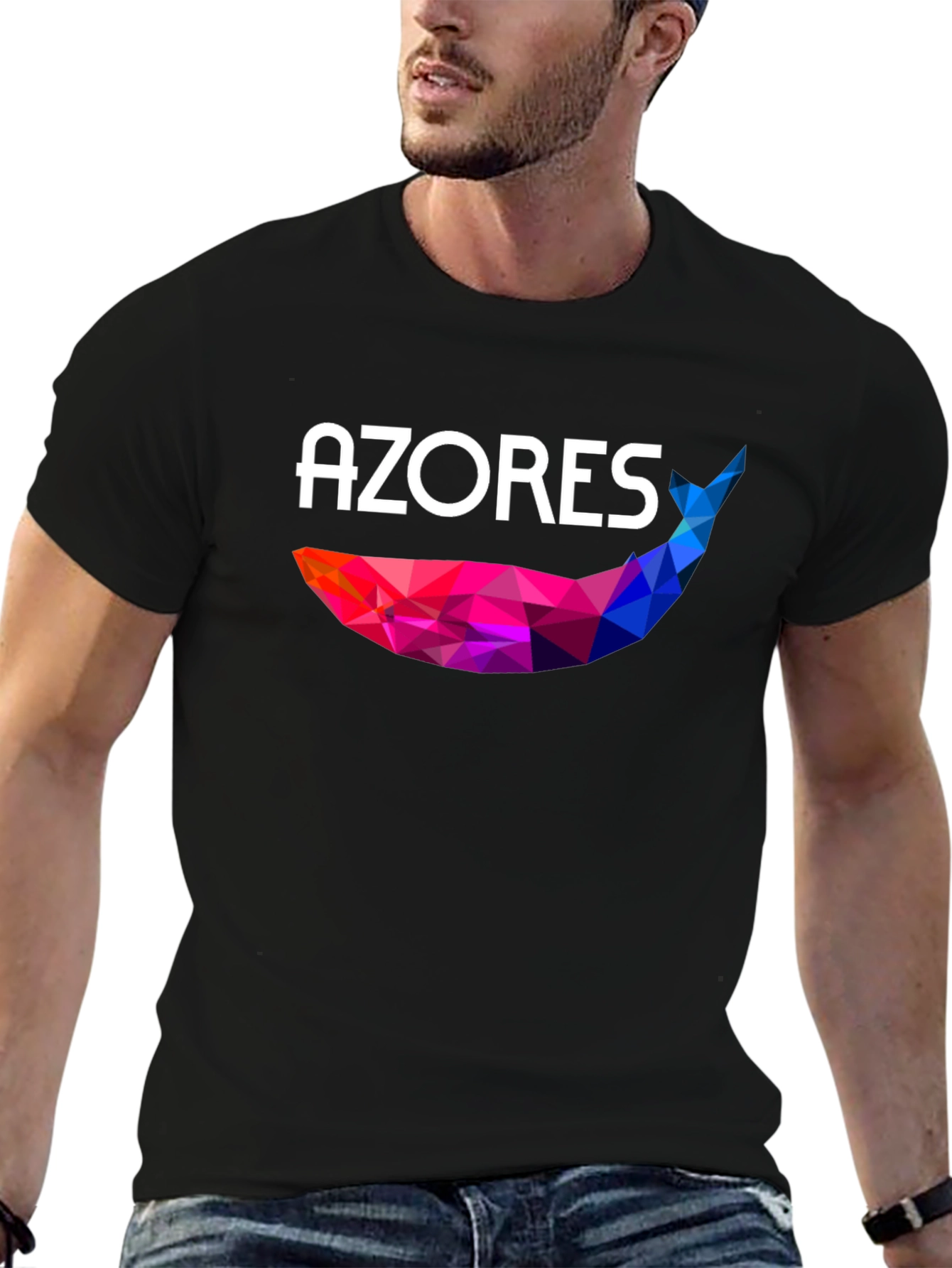 Azores Whale Geometric T-Shirt