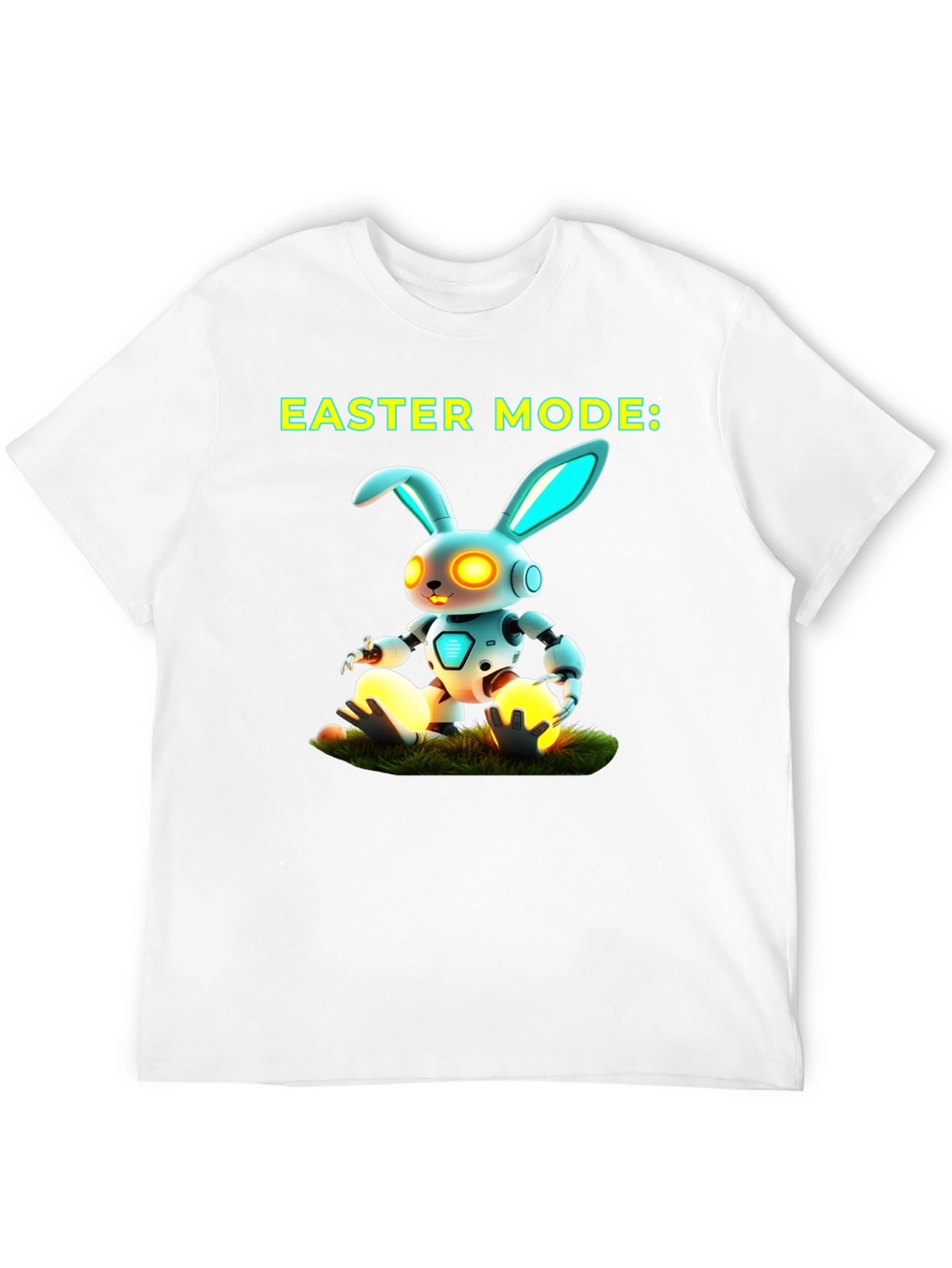 Easter Mode Robot Bunny T-Shirt