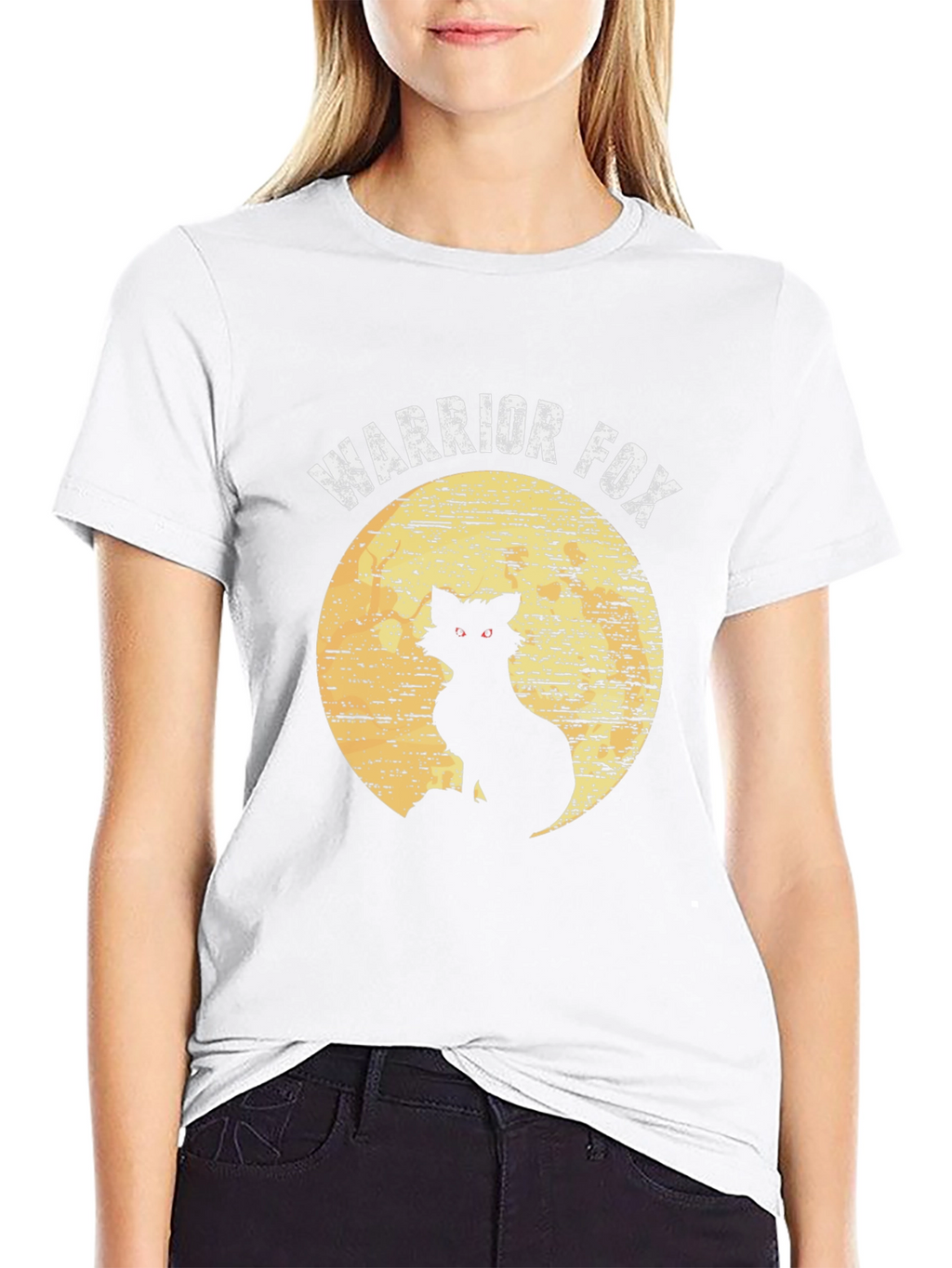 Warrior Fox Graphic Tee - Black T-Shirt