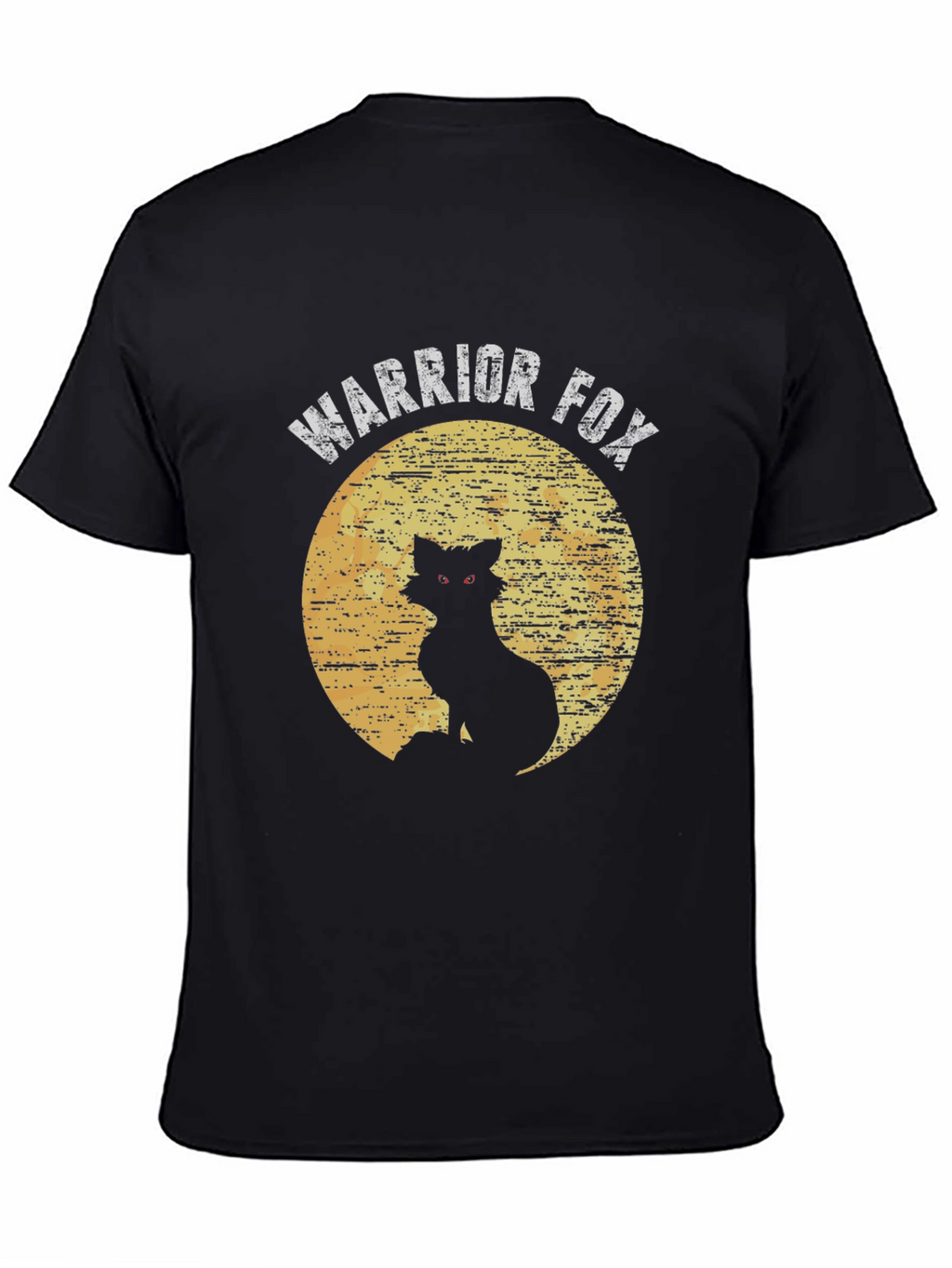 Warrior Fox Graphic Tee - Black T-Shirt