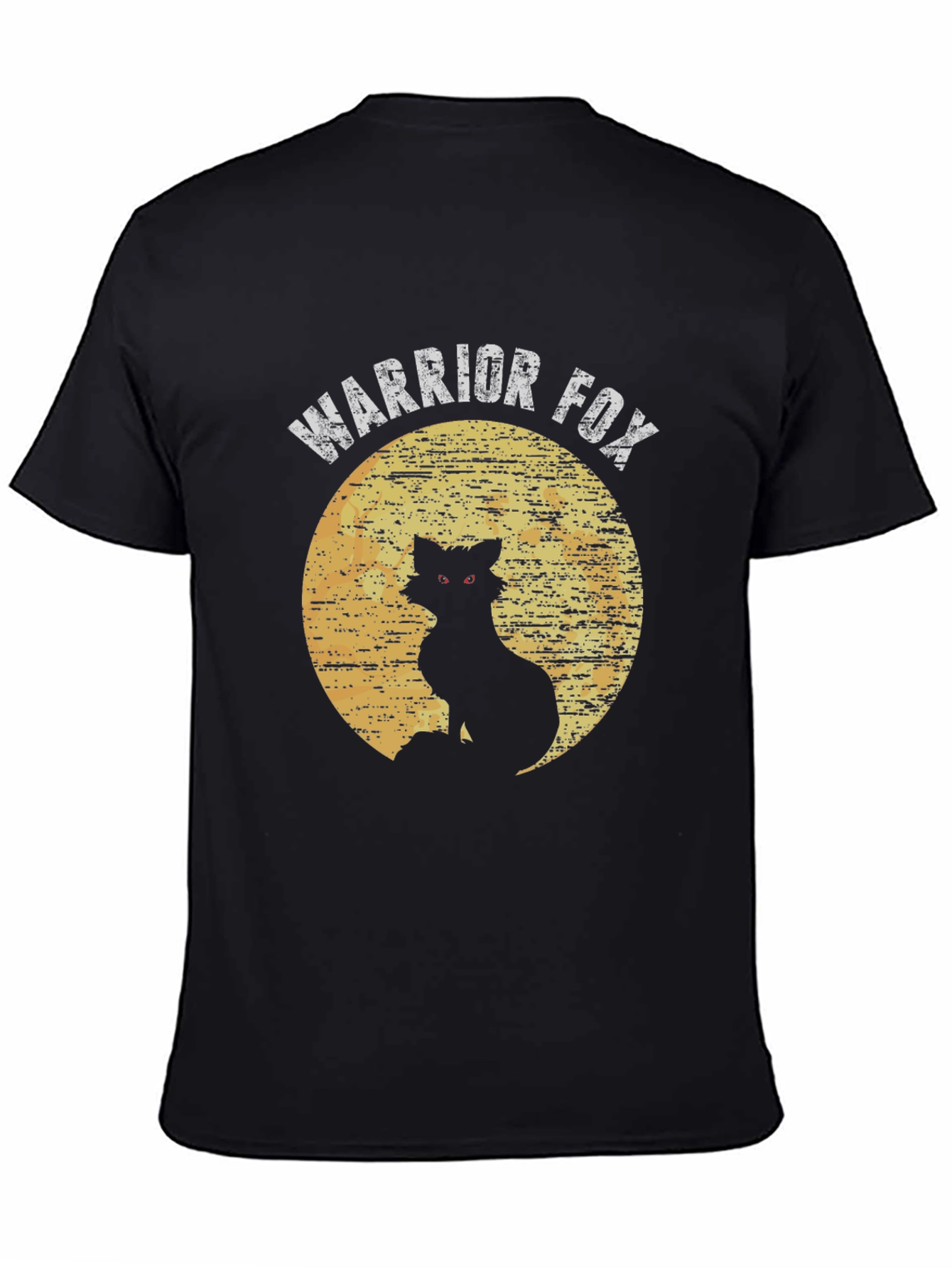 Warrior Fox Graphic Tee - Black T-Shirt