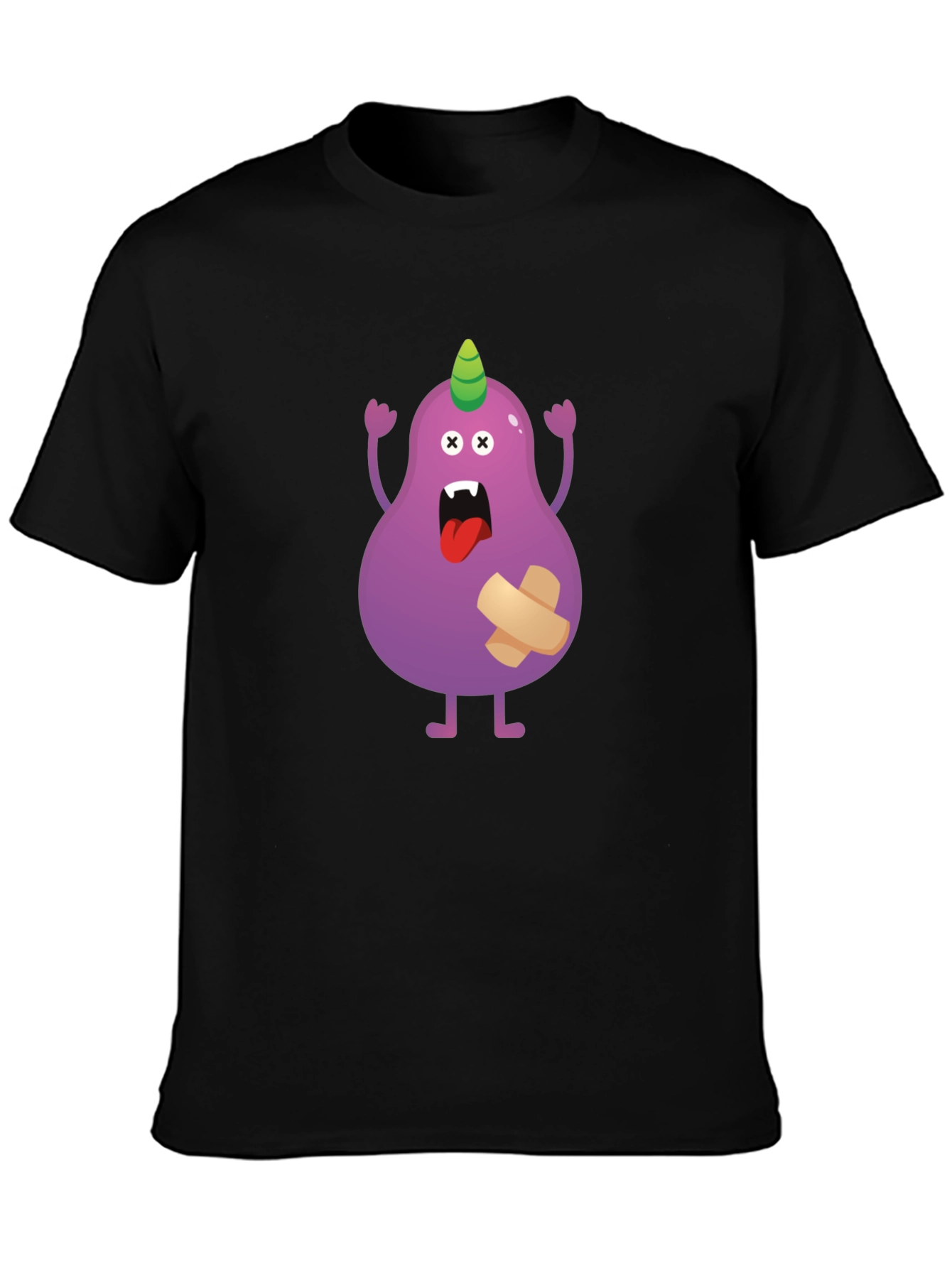 Monster Cartoon Graphic T-Shirt