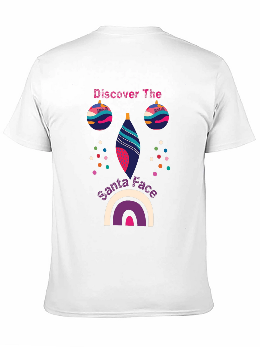 Festive Santa Face Graphic Tee