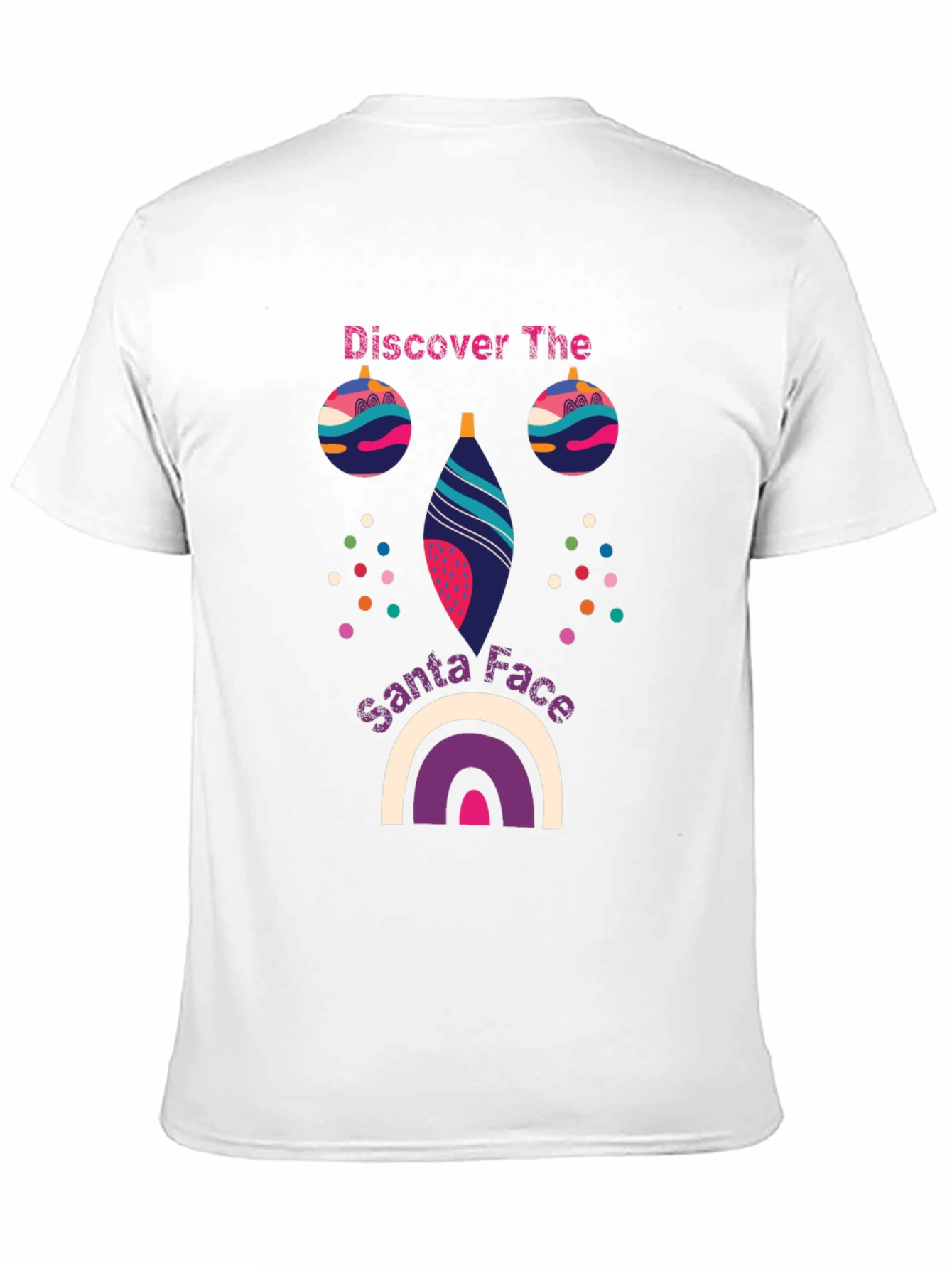 Festive Santa Face Graphic Tee
