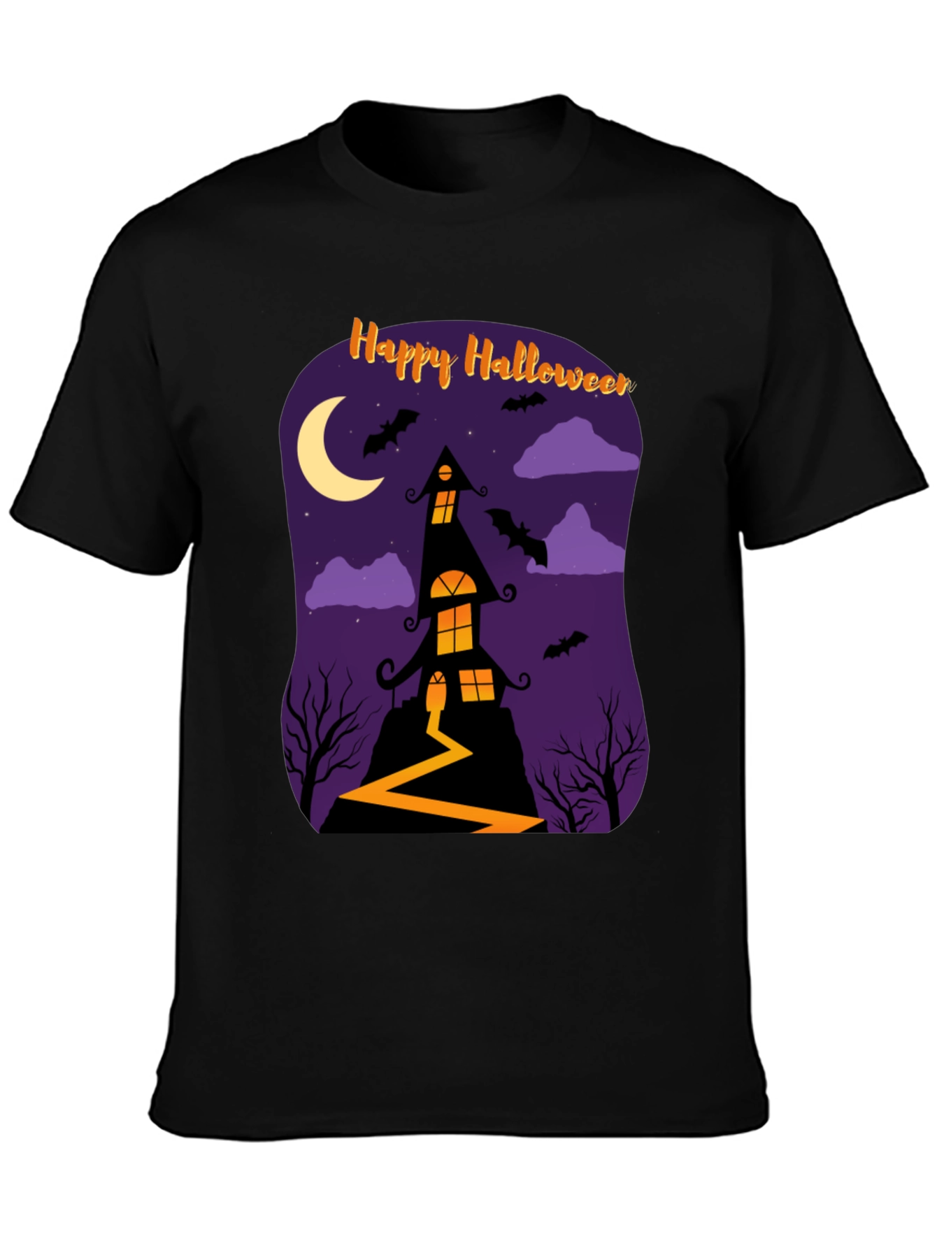 Happy Halloween Haunted House T-Shirt