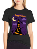 Happy Halloween Haunted House T-Shirt