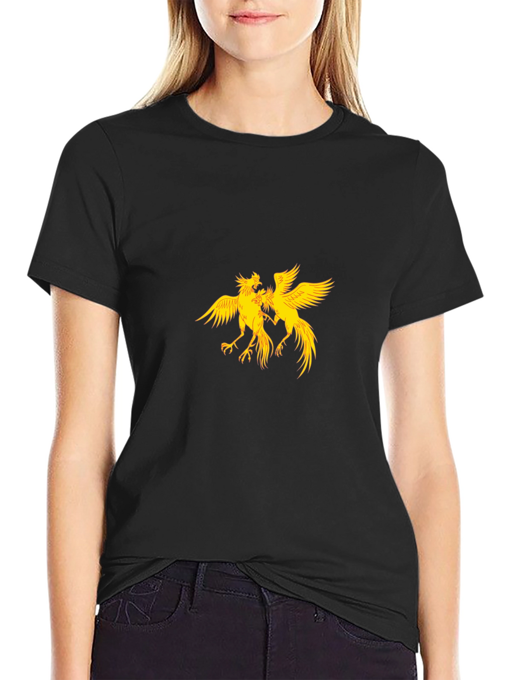 Phoenix Graphic Black T-Shirt