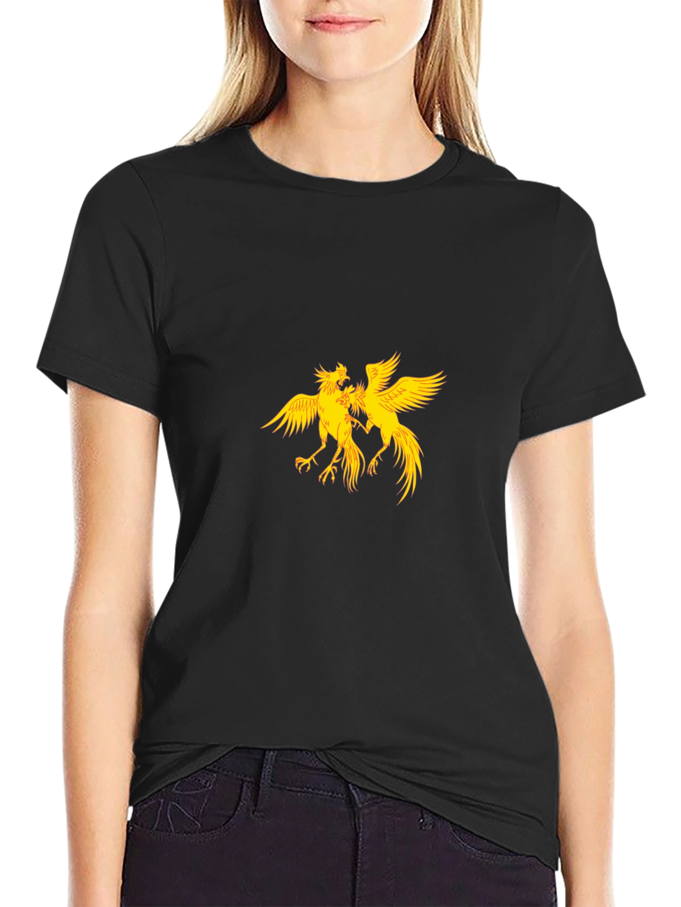 Phoenix Graphic Black T-Shirt
