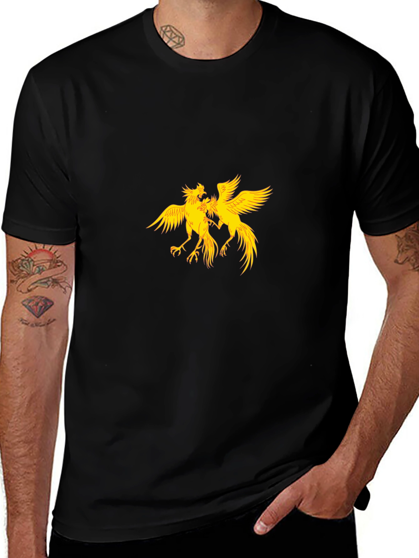 Phoenix Graphic Black T-Shirt