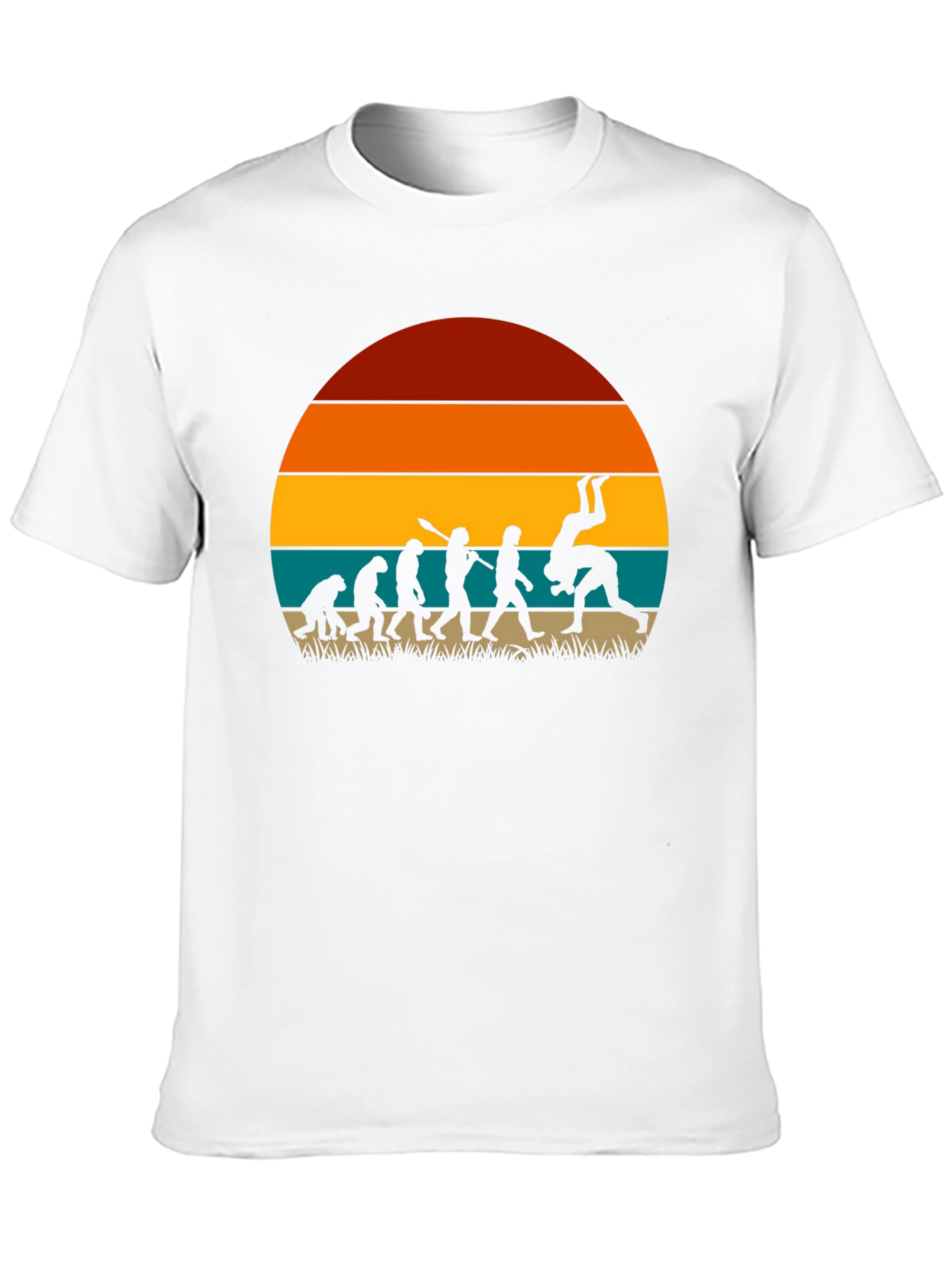 Evolution of Grappling Retro T-Shirt