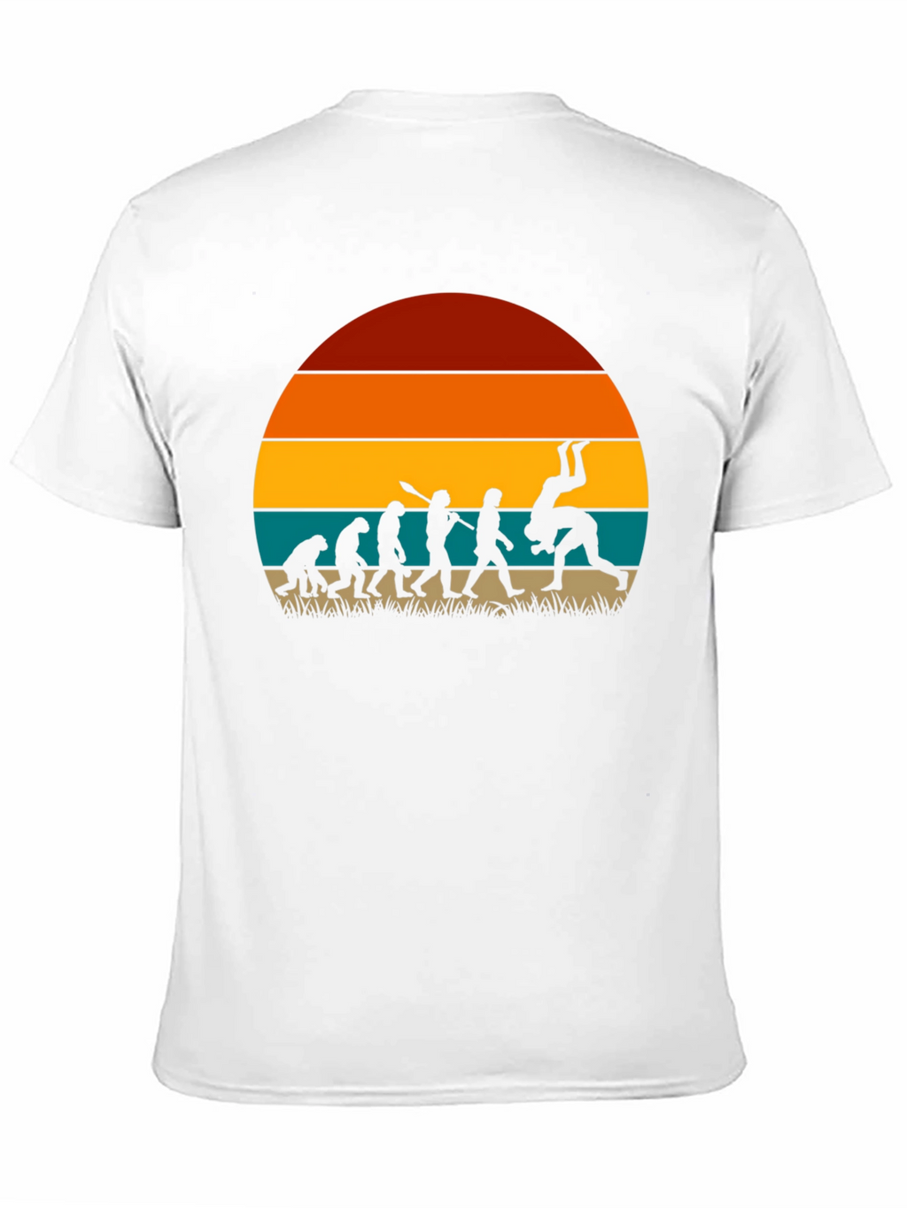 Evolution of Grappling Retro T-Shirt
