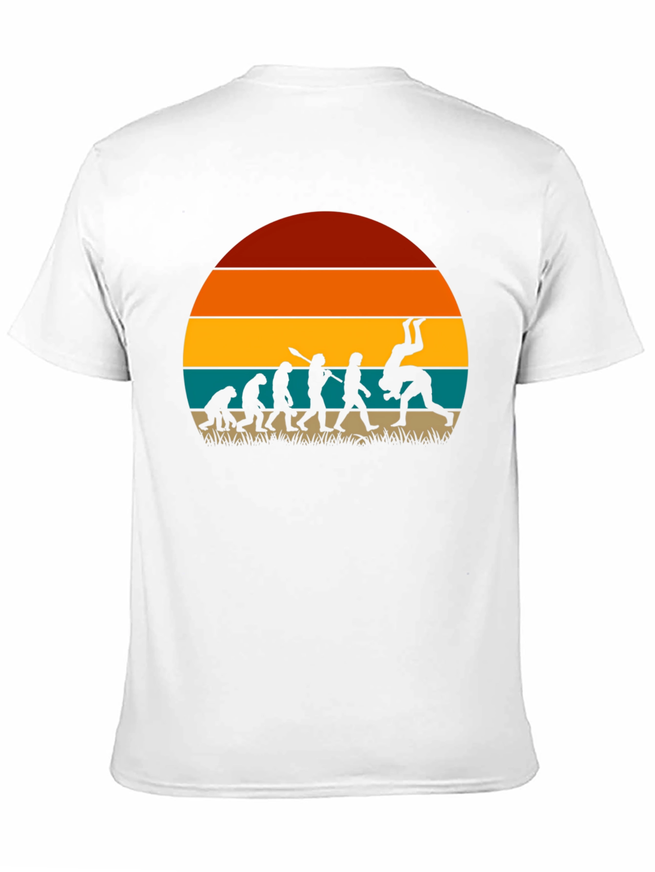 Evolution of Grappling Retro T-Shirt