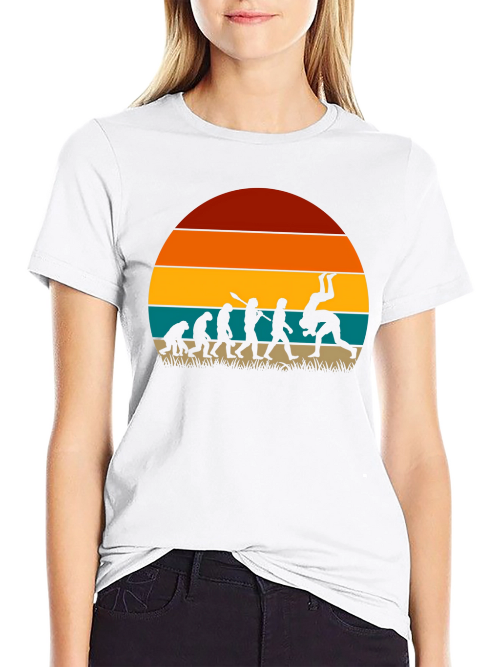 Evolution of Grappling Retro T-Shirt