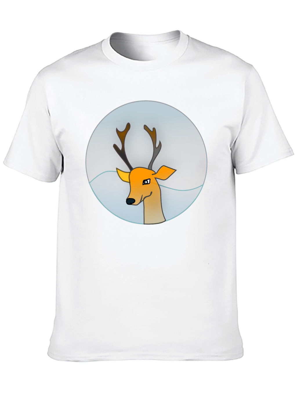 Deer Graphic Tee - Mens Black T-Shirt