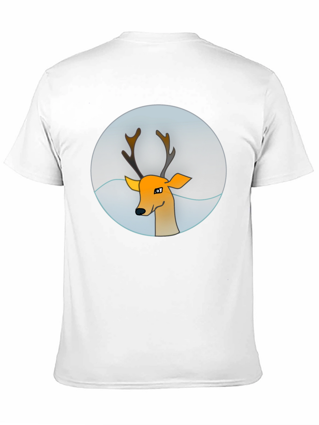Deer Graphic Tee - Mens Black T-Shirt
