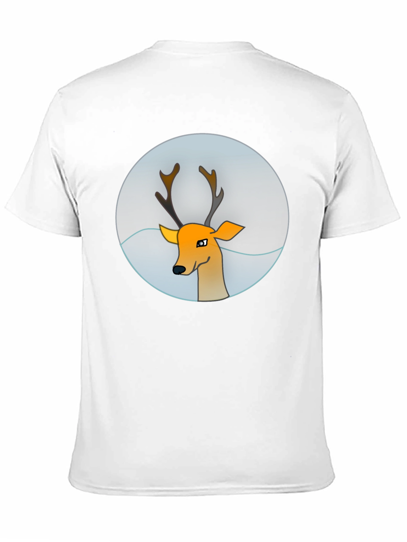 Deer Graphic Tee - Mens Black T-Shirt