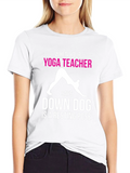 Funny Yoga T-Shirt: Down Dog Resting Pose