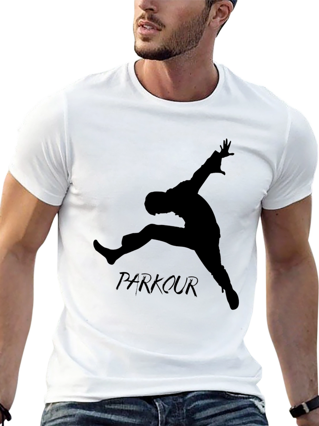 Parkour Silhouette Tee - Urban Sportswear