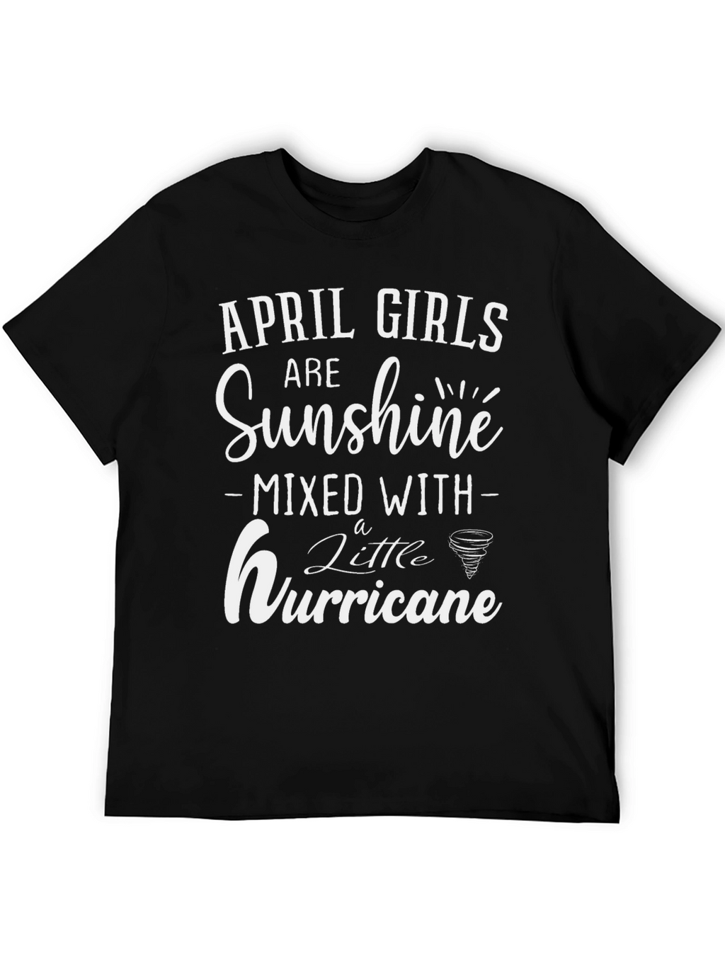 April Girls Sunshine Hurricane Graphic Tee