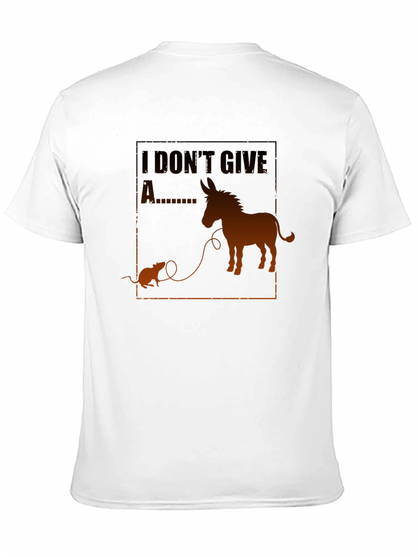 Funny I Dont Give A Rats Ass Graphic Tee