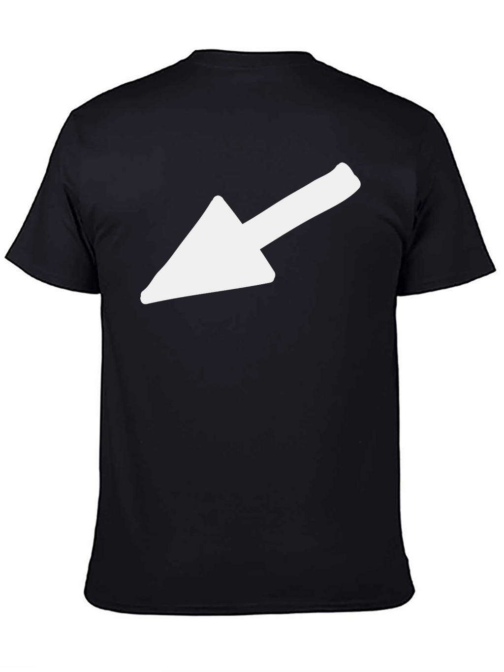 Arrow Graphic Tee - Casual Black T-Shirt