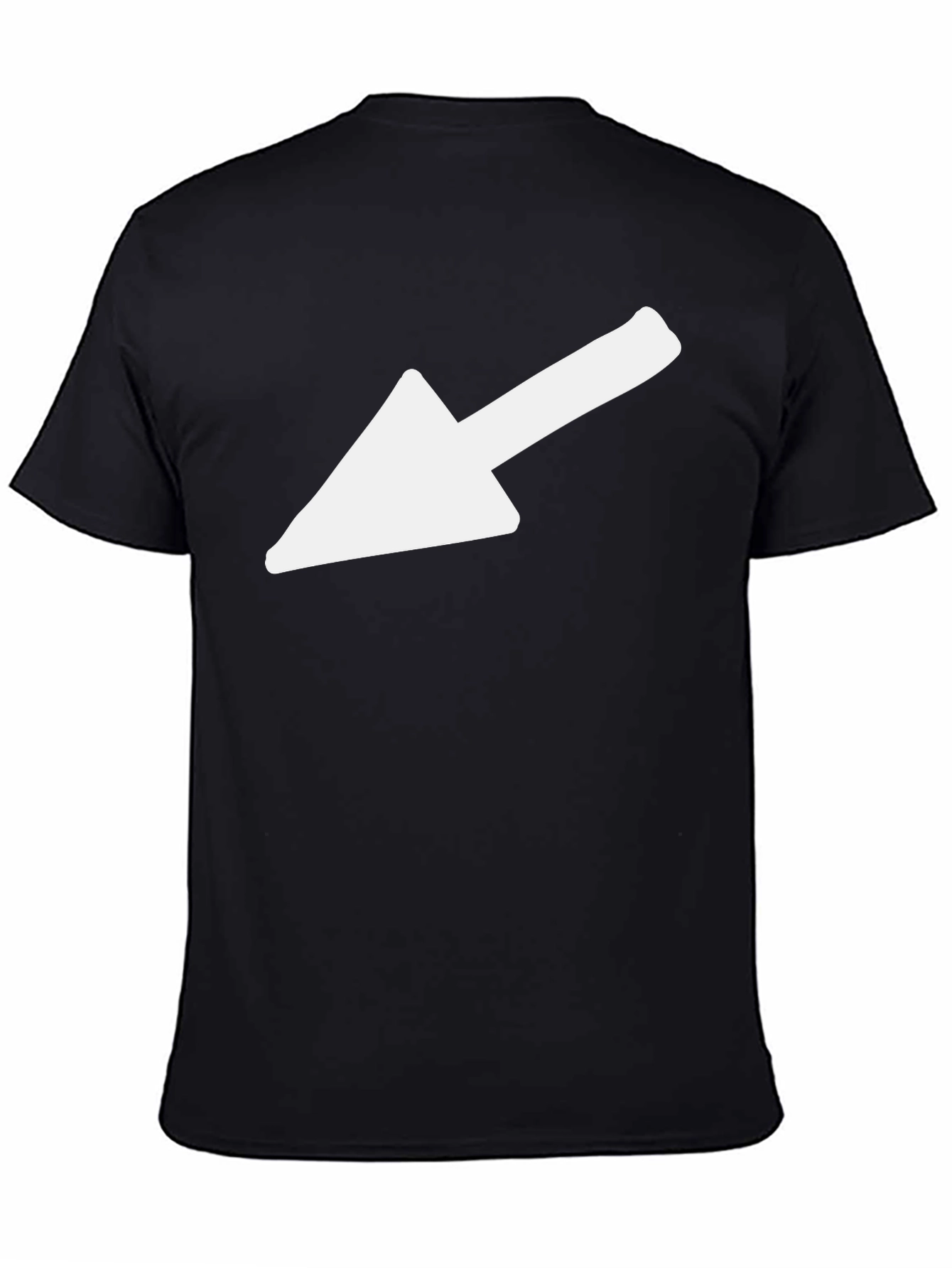 Arrow Graphic Tee - Casual Black T-Shirt