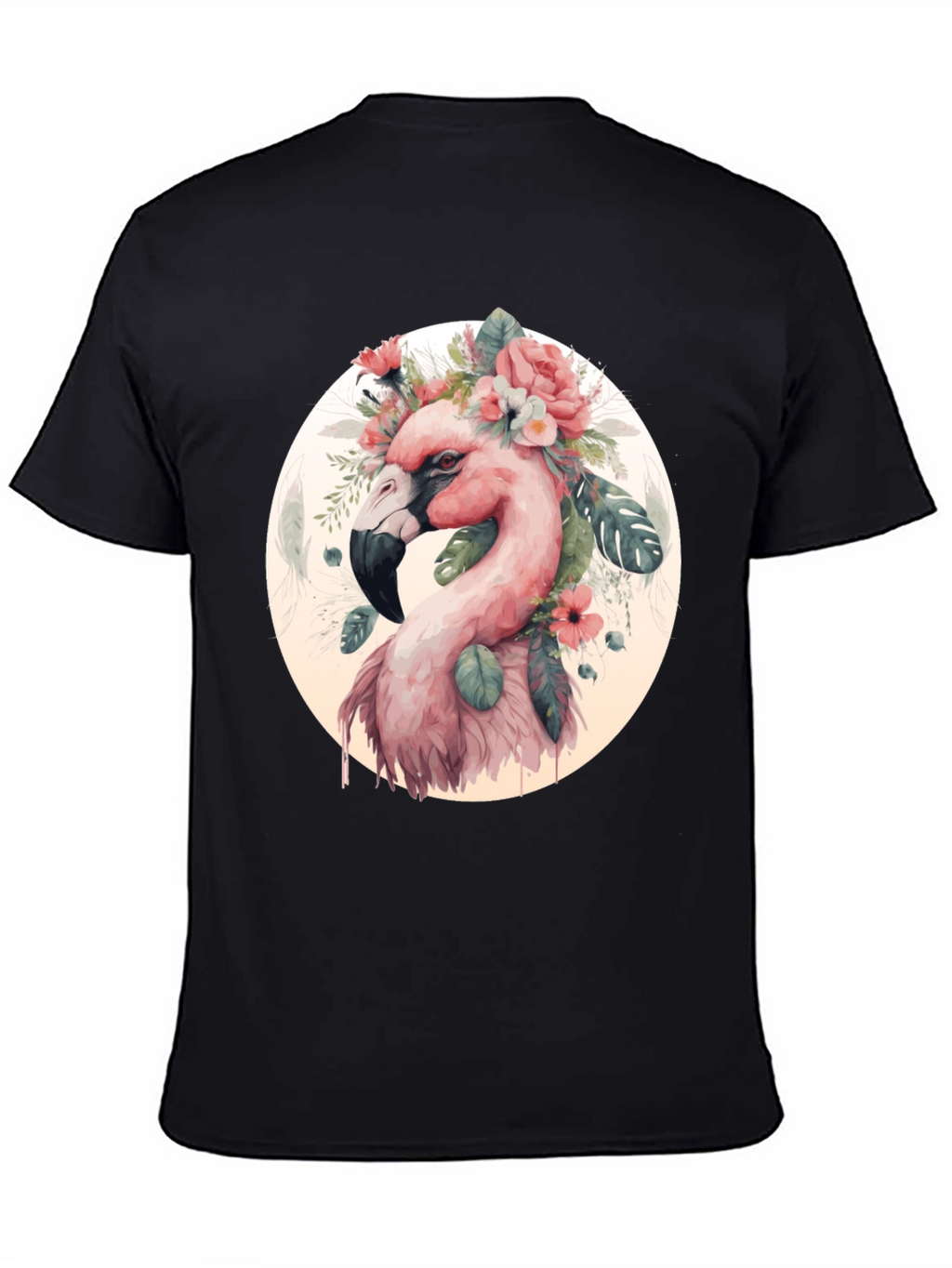 Flamingo Floral T-Shirt - Stylish Graphic Tee