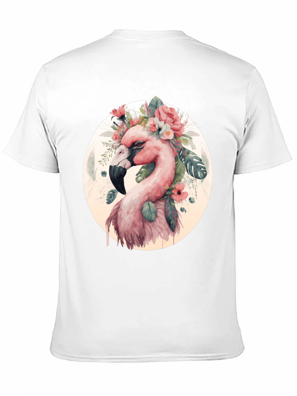 Flamingo Floral T-Shirt - Stylish Graphic Tee