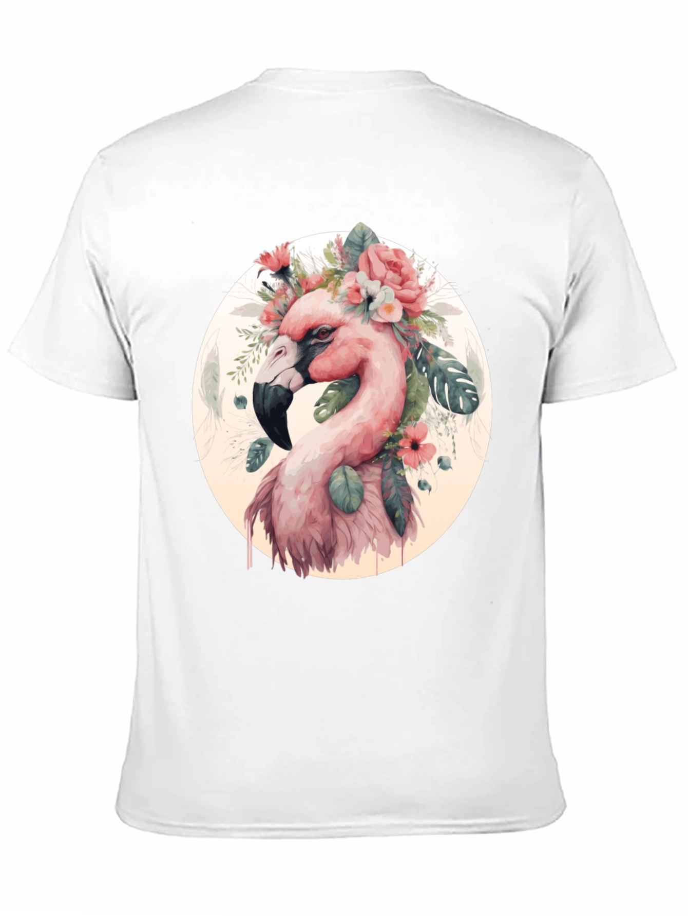 Flamingo Floral T-Shirt - Stylish Graphic Tee