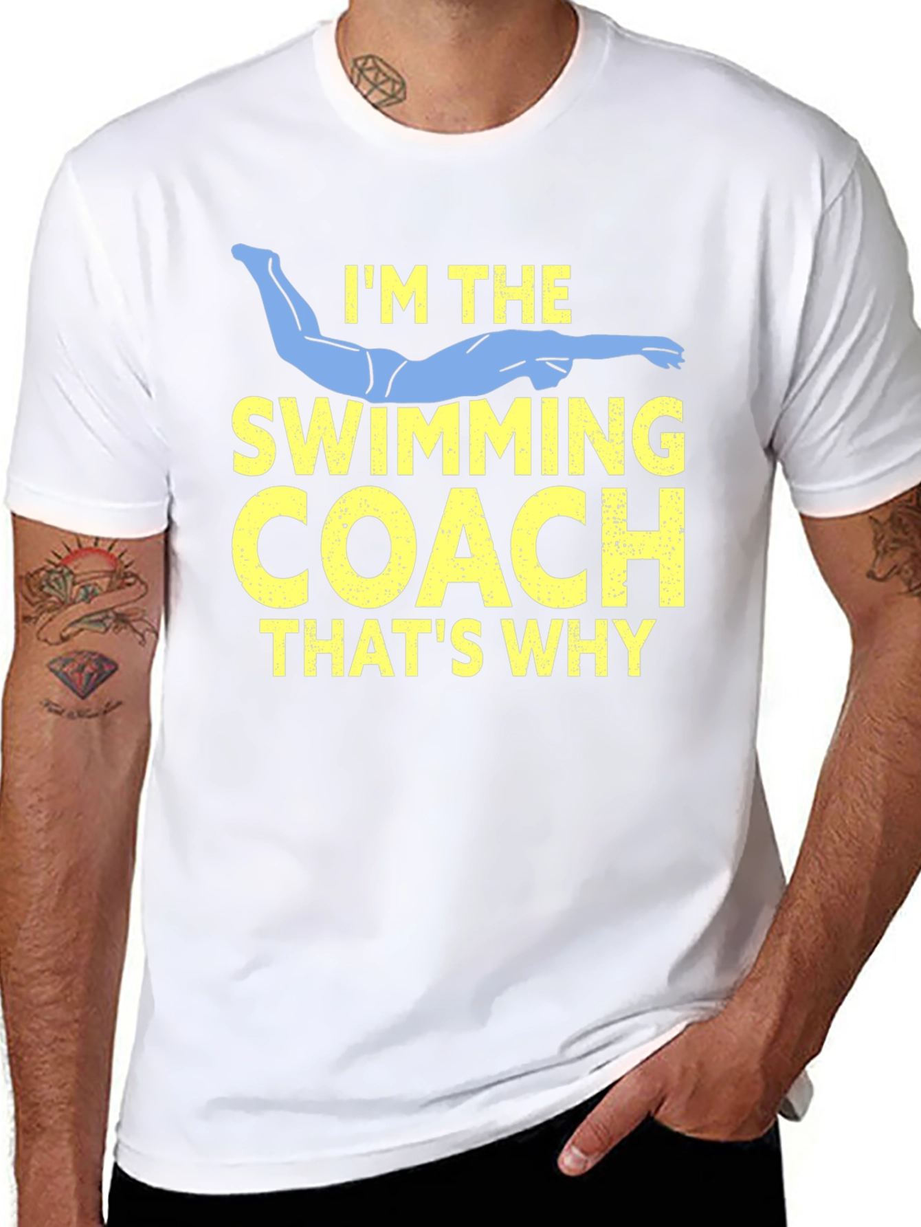 Swimming Coach T-Shirt - Funny Swim Coach Gift