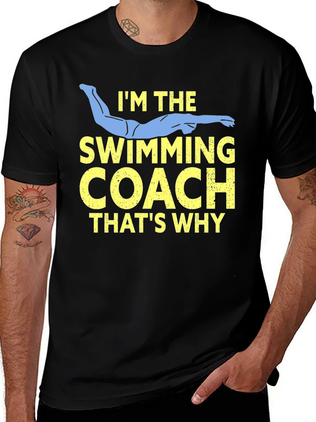 Swimming Coach T-Shirt - Funny Swim Coach Gift