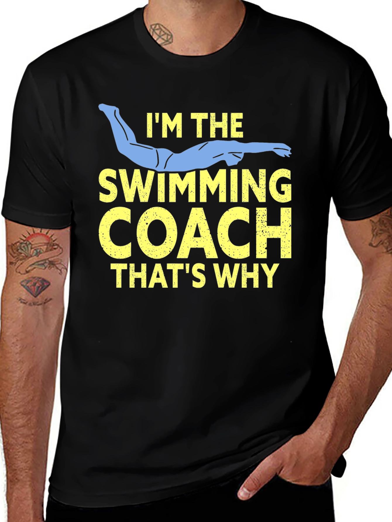 Swimming Coach T-Shirt - Funny Swim Coach Gift