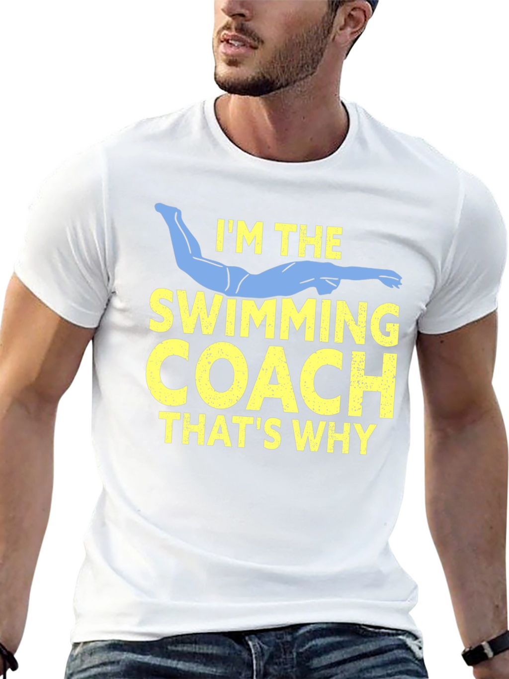 Swimming Coach T-Shirt - Funny Swim Coach Gift