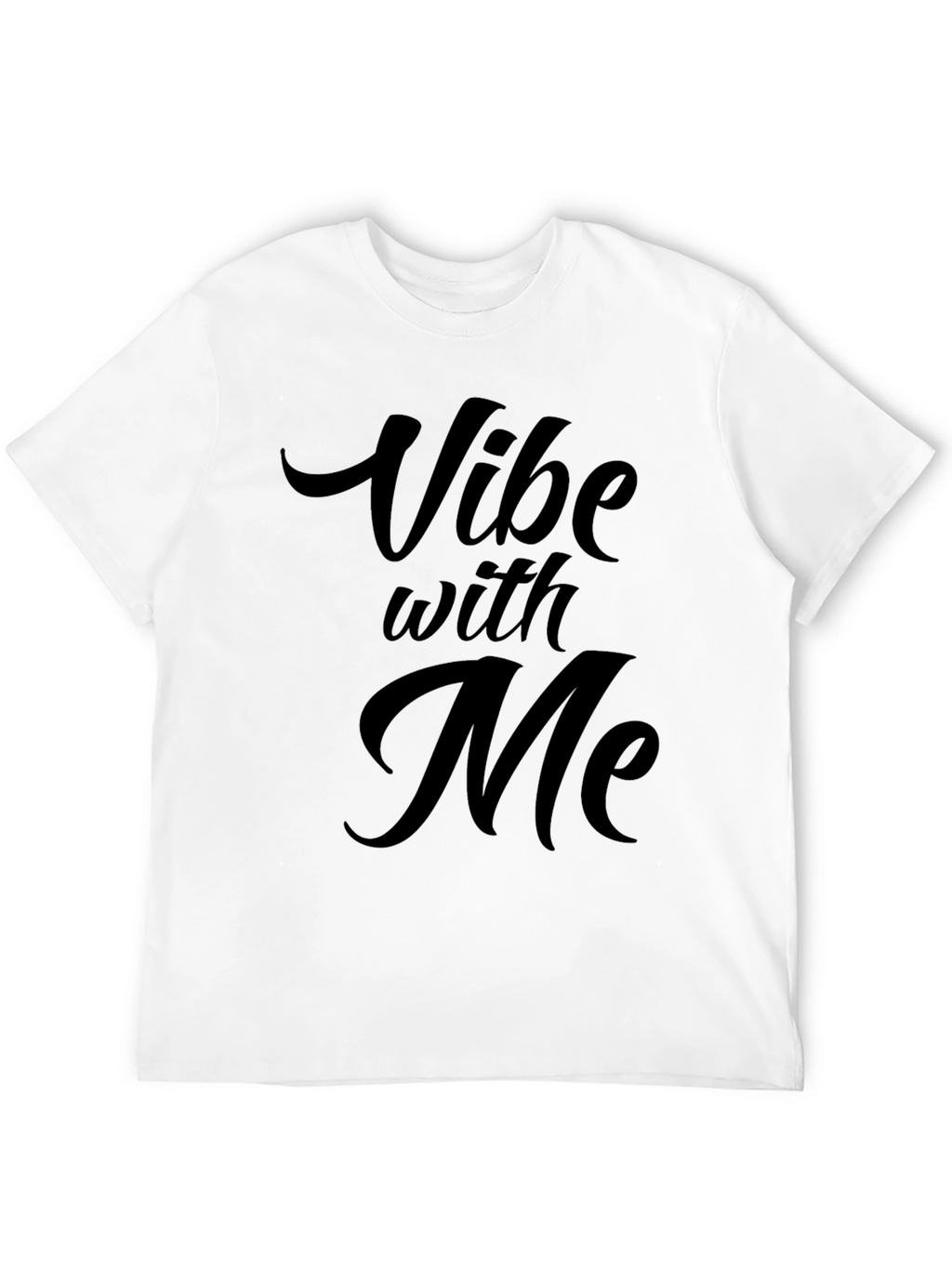 Vibe with Me Black Graphic T-Shirt