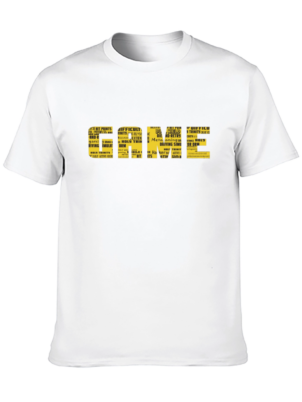 Gaming T-Shirt - GAME Word Art Design