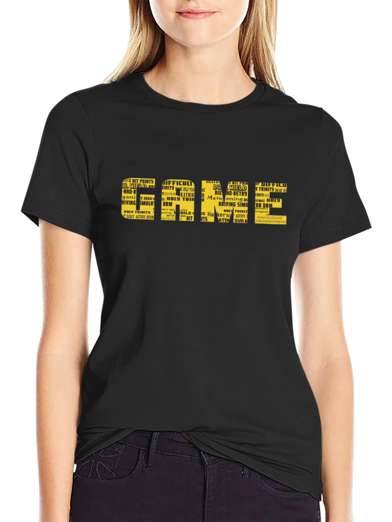 Gaming T-Shirt - GAME Word Art Design