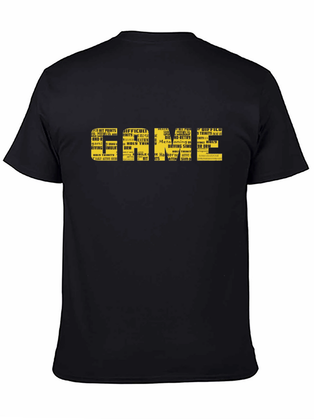 Gaming T-Shirt - GAME Word Art Design
