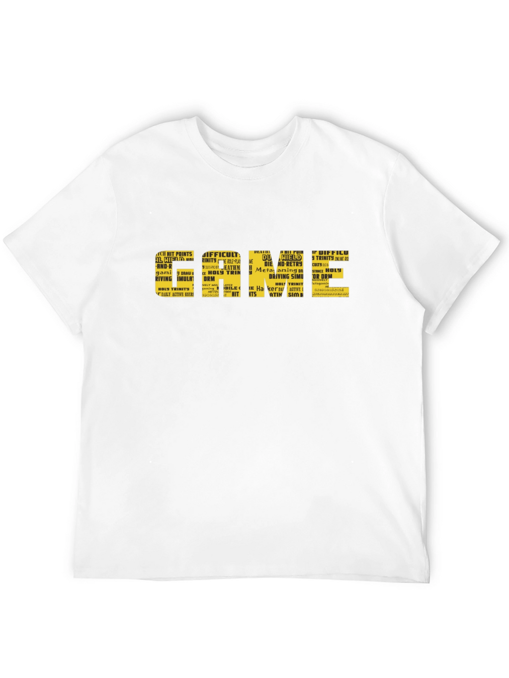 Gaming T-Shirt - GAME Word Art Design
