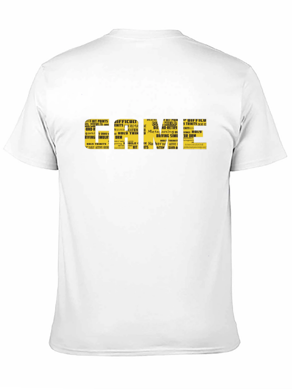 Gaming T-Shirt - GAME Word Art Design