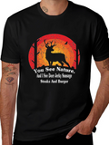 Hunting T-Shirt: Deer Jerky Sausage Steaks and Burger