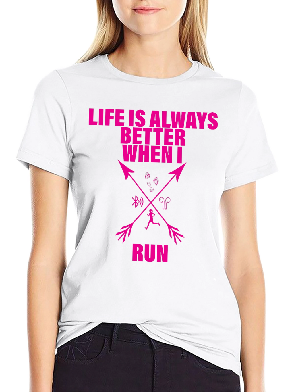 Running T-Shirt: Life is Always Better When I Run