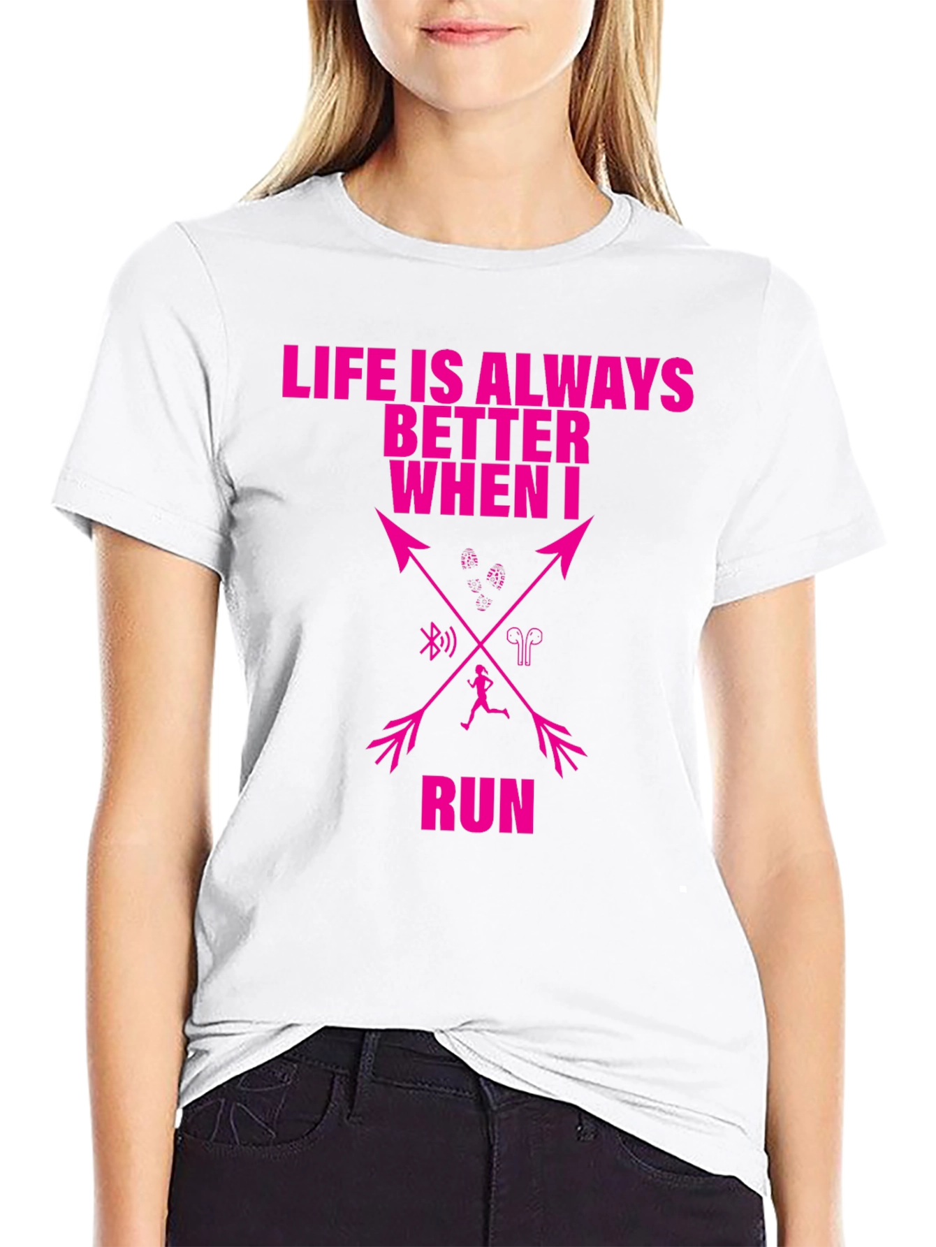 Running T-Shirt: Life is Always Better When I Run