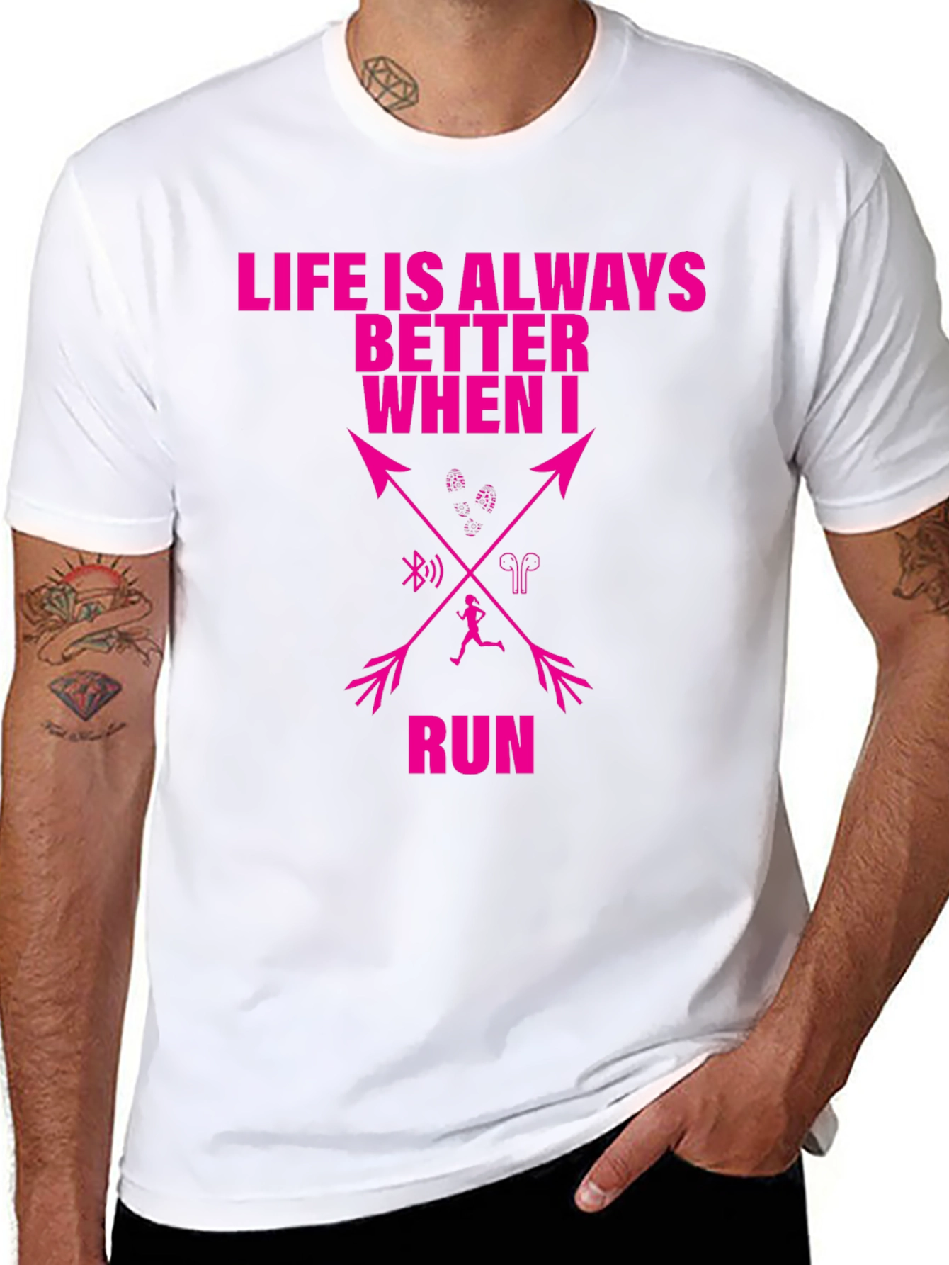 Running T-Shirt: Life is Always Better When I Run