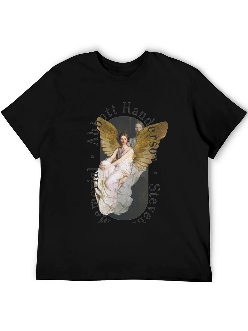 Angel Art Black T-Shirt