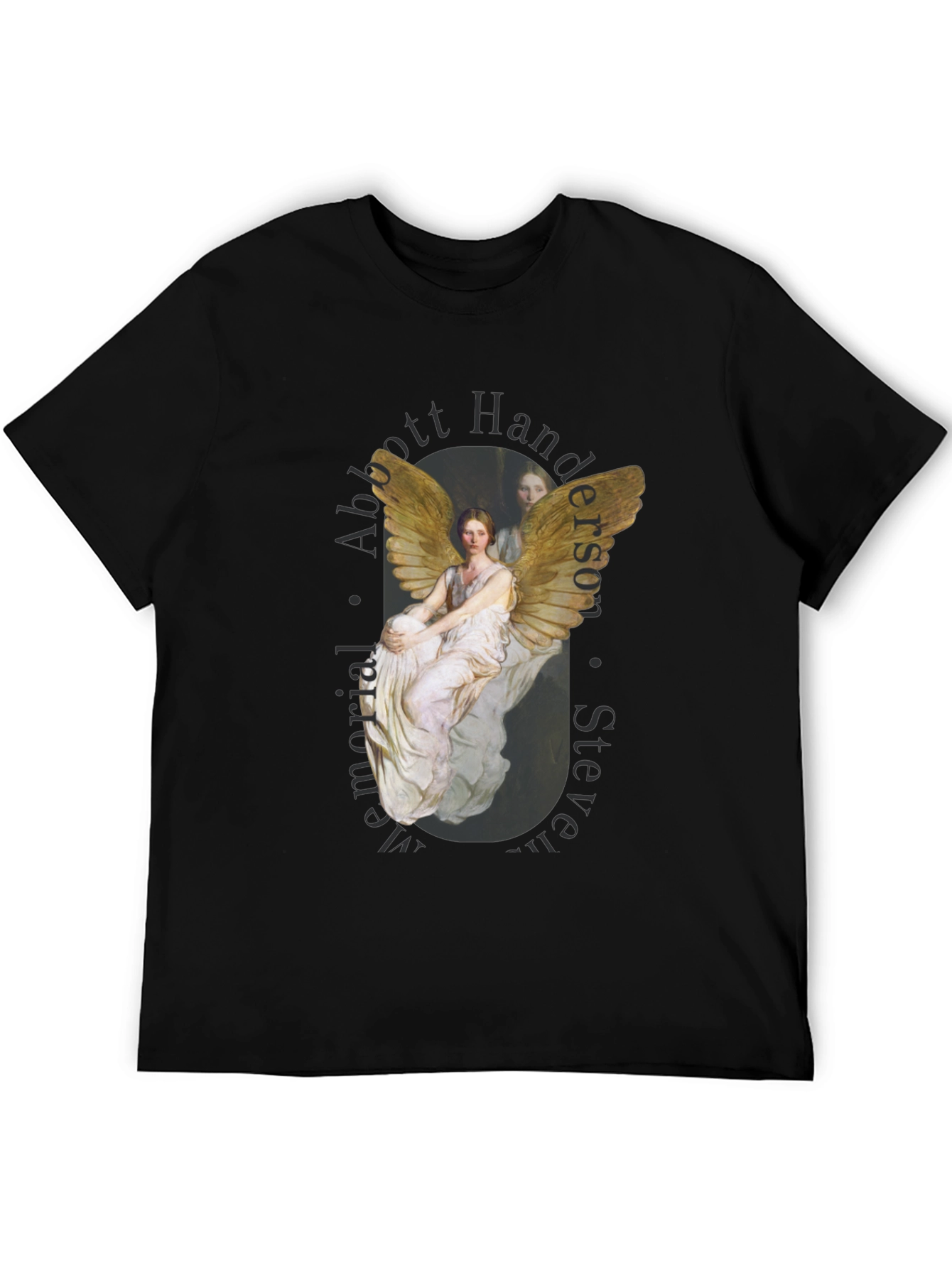 Angel Art Black T-Shirt
