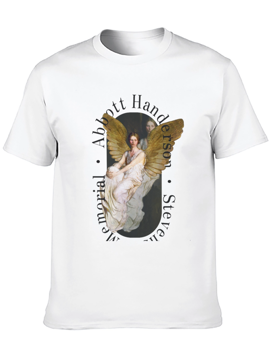 Angel Art Black T-Shirt