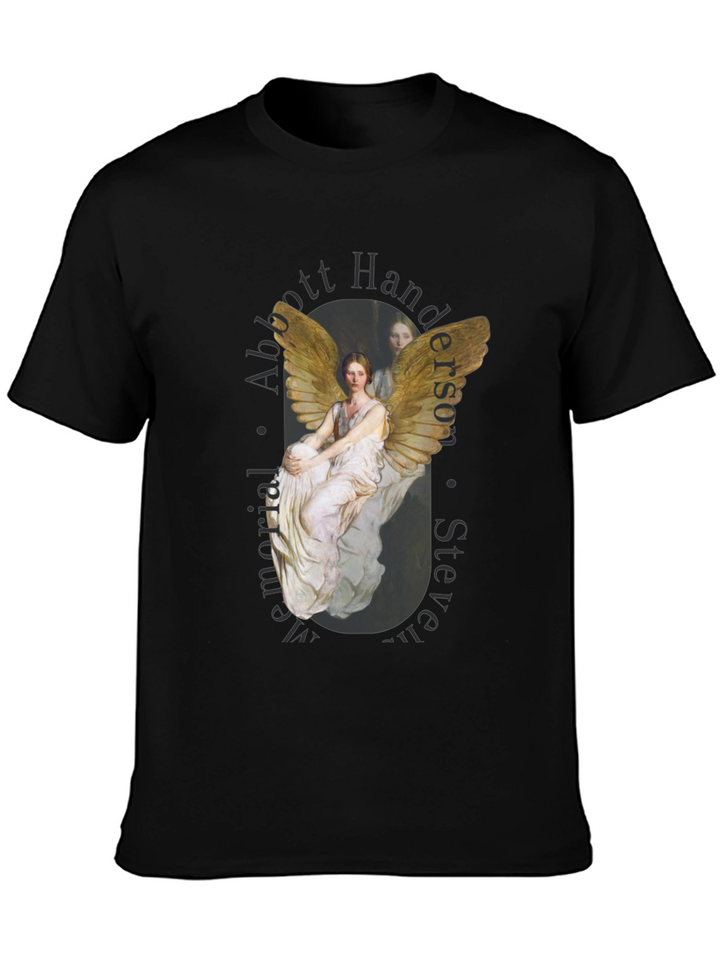 Angel Art Black T-Shirt