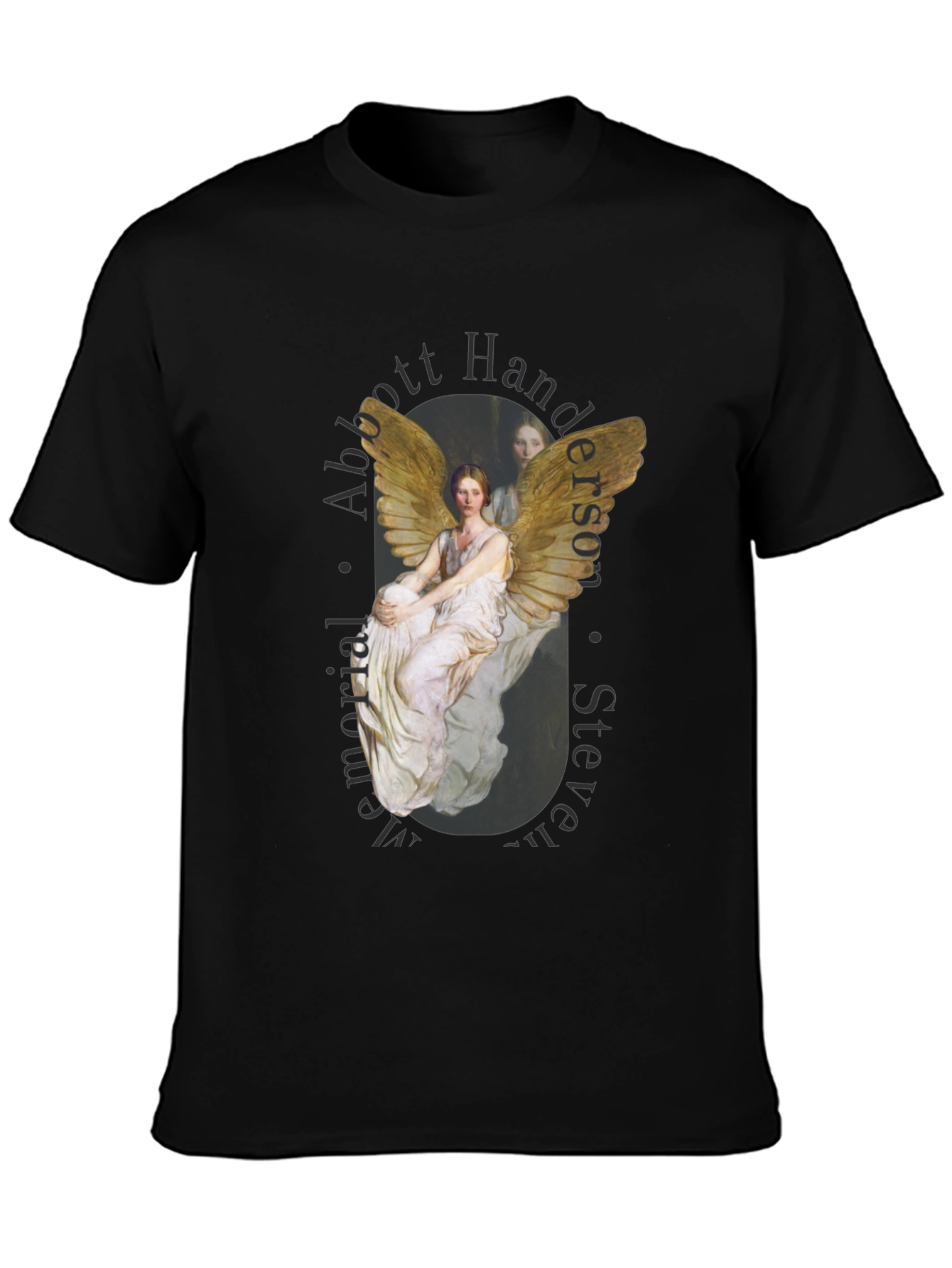 Angel Art Black T-Shirt