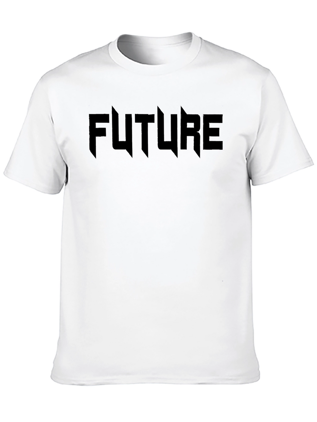 Future Graphic Black T-Shirt - Modern Streetwear Style